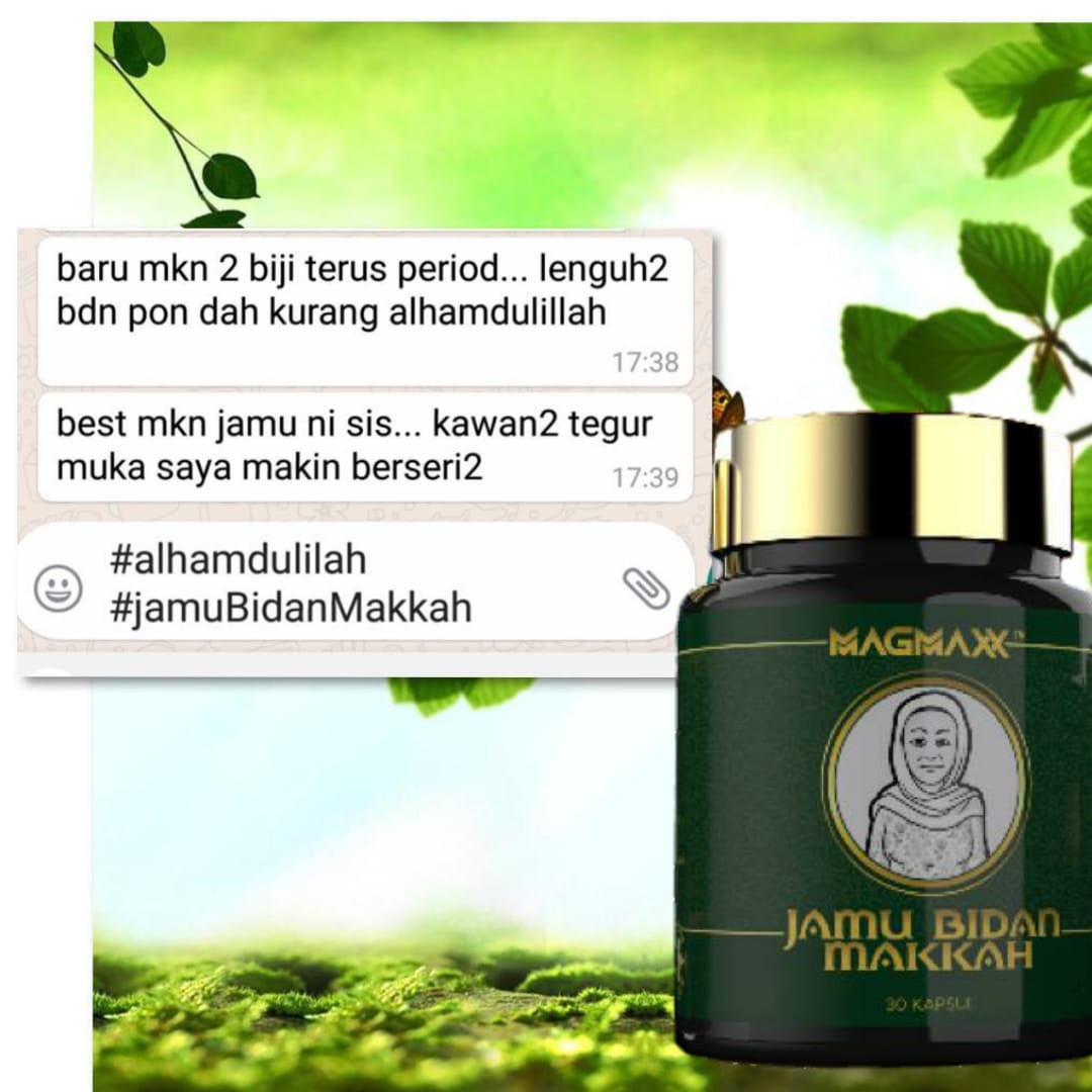 Testimoni WhatsApp - Baru makan 2 biji terus period