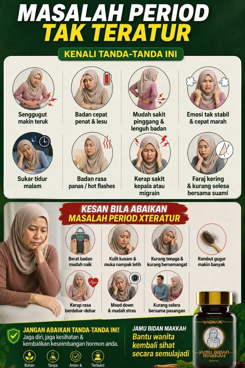 Masalah Period Tak Teratur - Kenali Tanda-tanda Ini