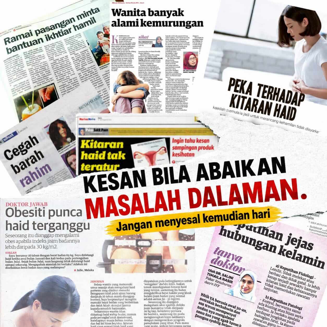 Bukti Keberkesanan Pengguna - Haid Kembali Lancar