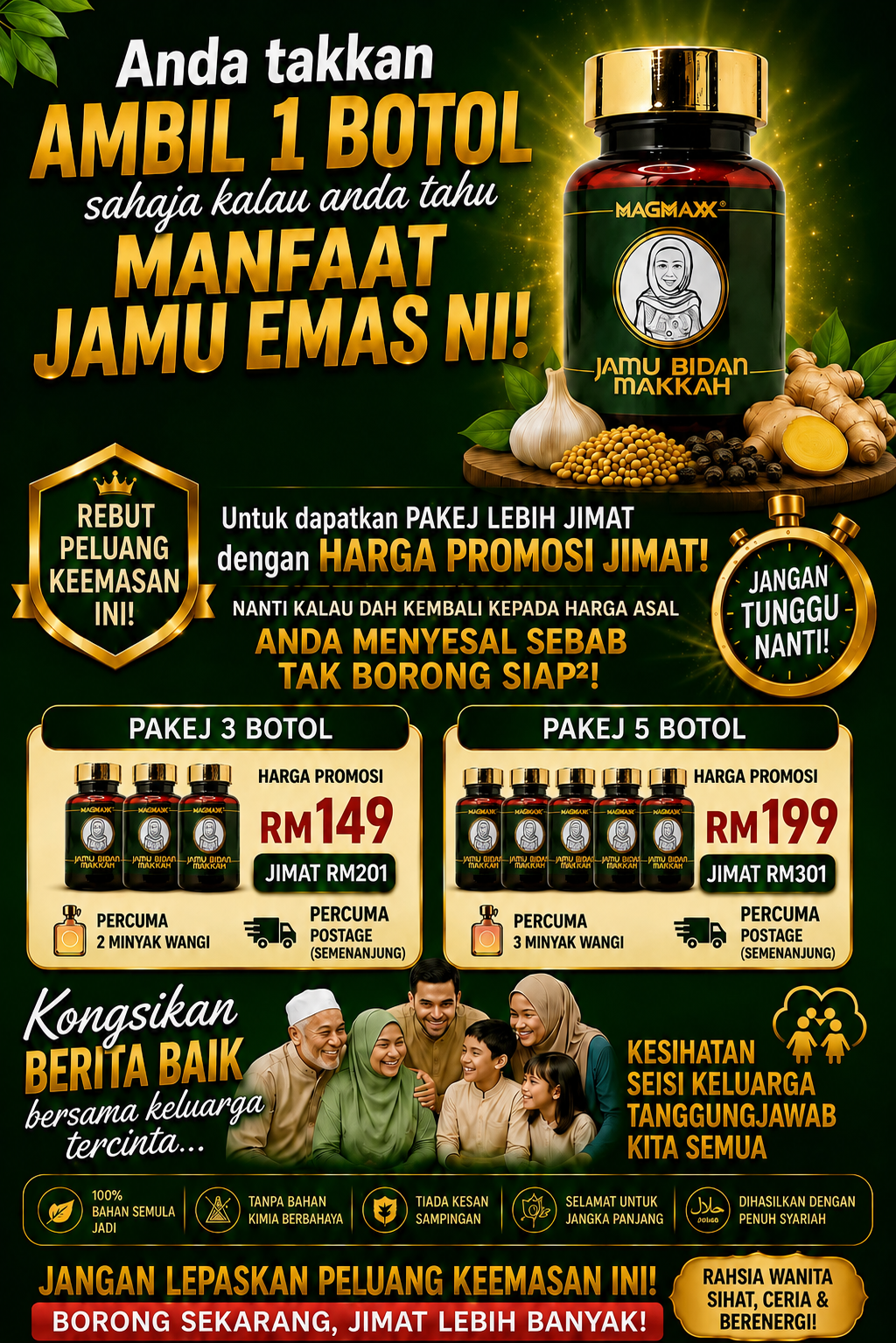 Rebut Peluang Keemasan - Jangan menyesal sebab tak borong siap-siap!